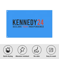 Declare Your Independence RFK 2024 Robert Kennedy Flag 3x5 Ft