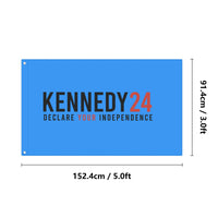 Declare Your Independence RFK 2024 Robert Kennedy Flag 3x5 Ft